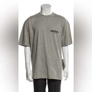 AUTHENTIC NWT Men’s Fear of God Essentials Gray Tee Shirt!